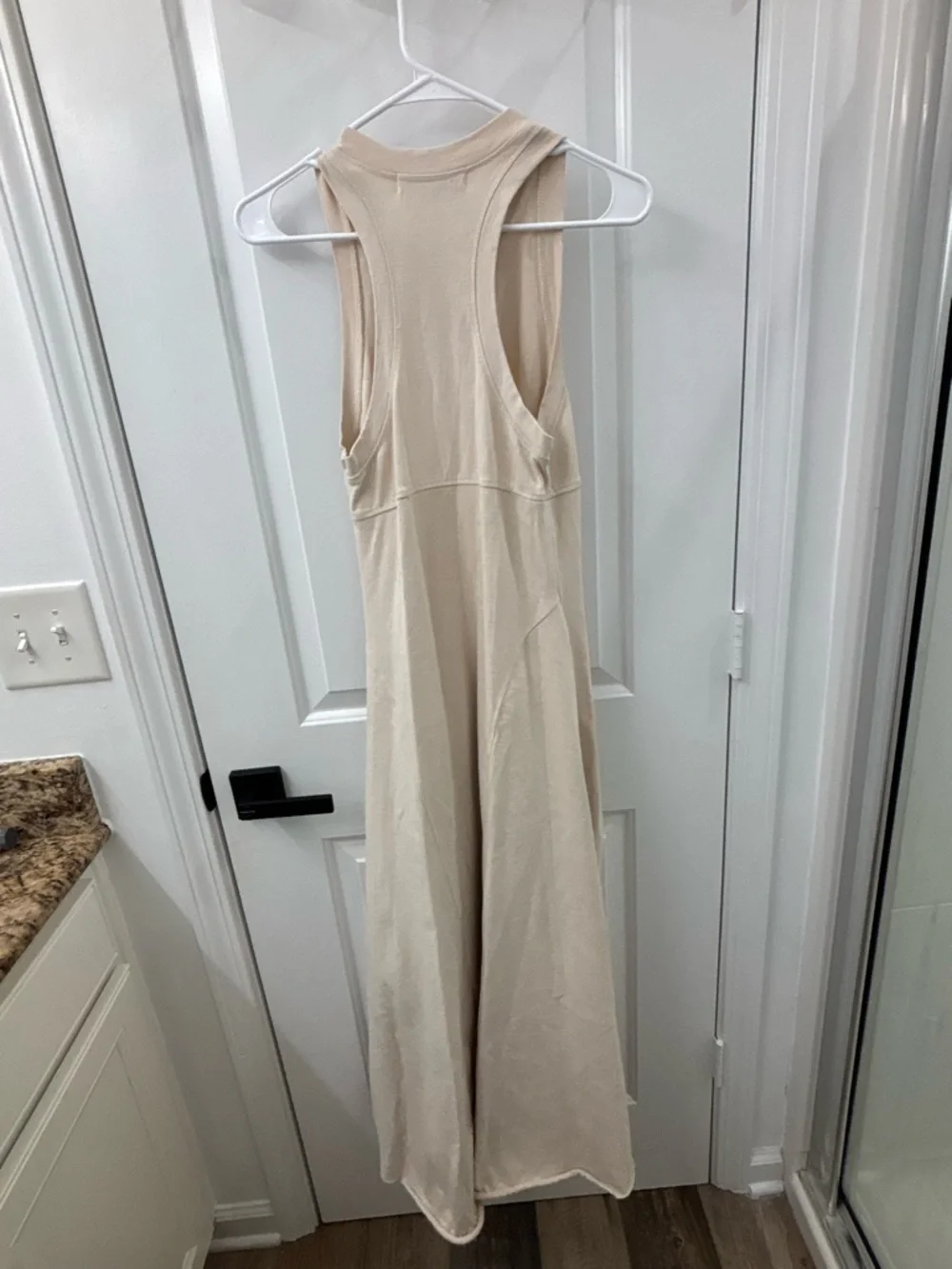 Free People Cream Halter Midi Dress